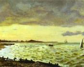 弗雷德里克 巴齐耶 : Beach at Sainte-Adresse